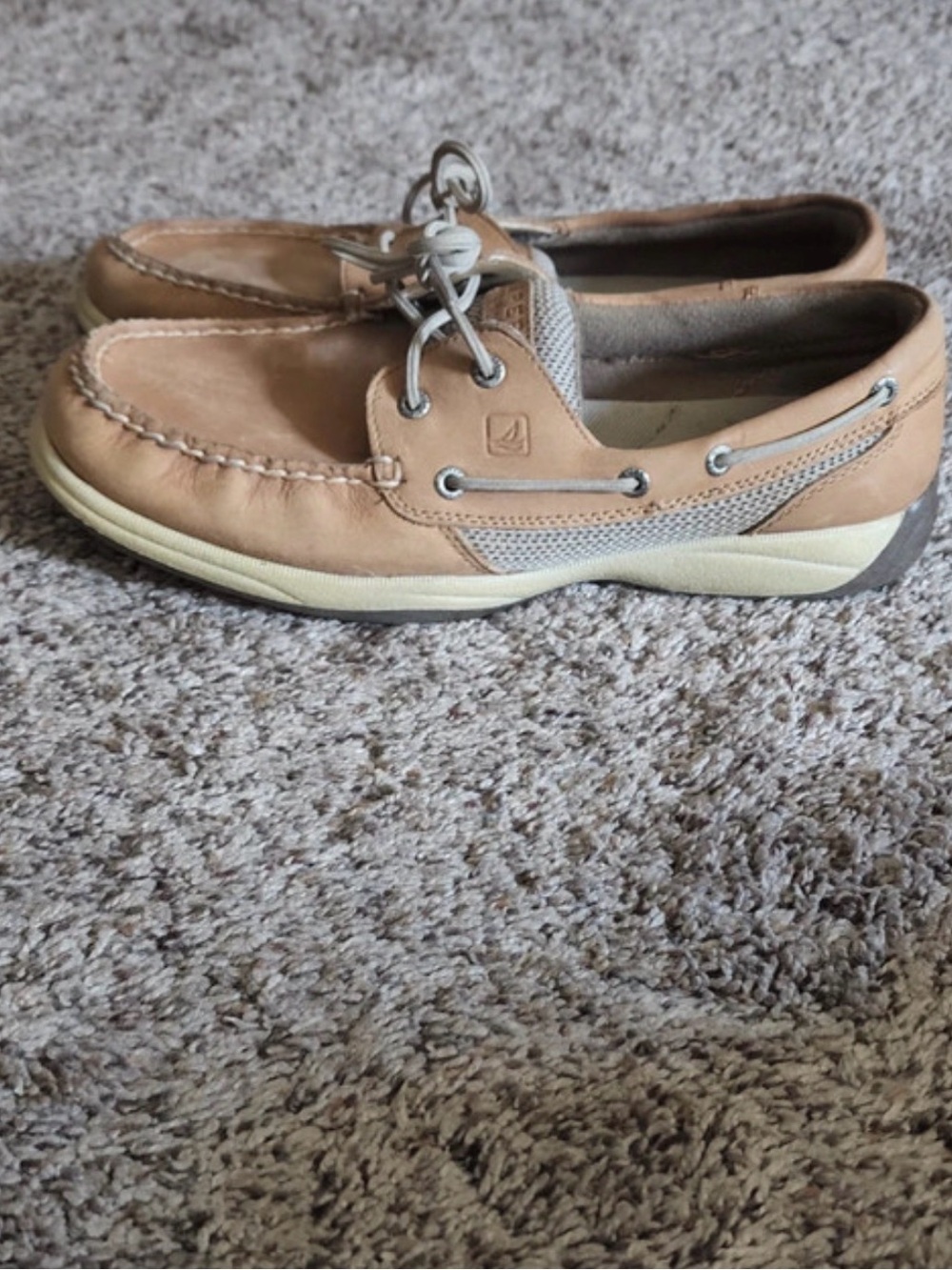 Tan Men's Leather Sperry’s - Comfortable Casual Slip-Ons